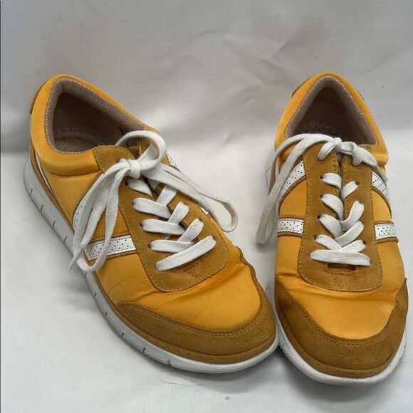Vionic Shoes - Mustard Vionic Nana Women's Sneakers Tennis Shoes